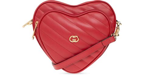 heart shape gucci bag|Gucci over shoulder bag.